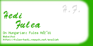 hedi fulea business card